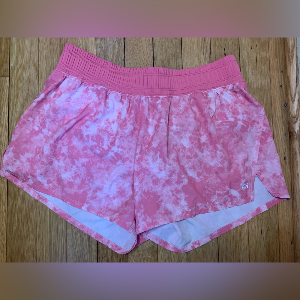Gap size S pink tie dye athletic shorts